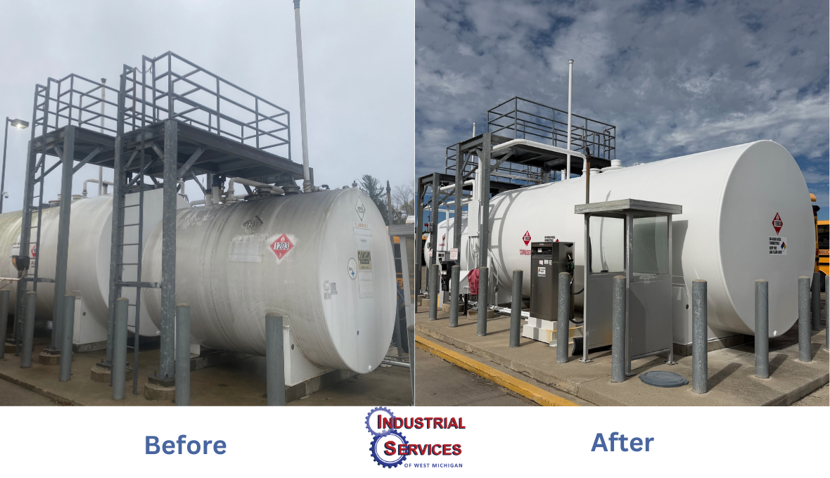 Grand Haven Bus Yard Fuel Tanks