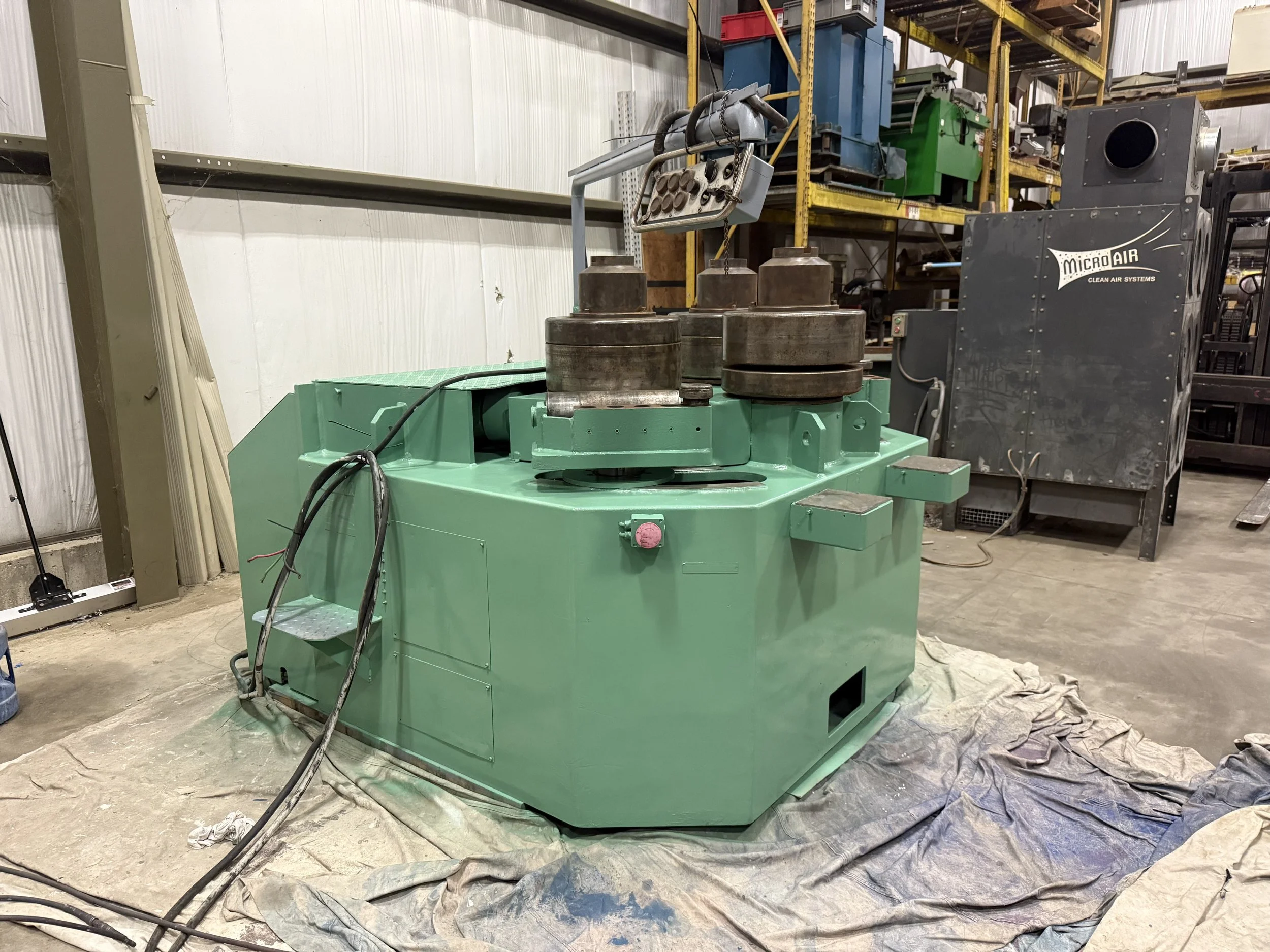 machine painting with alkyd urethane