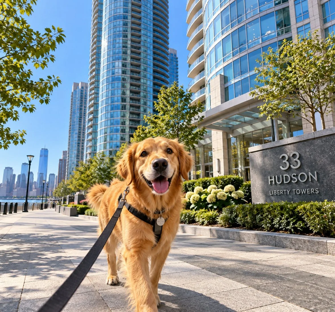 Now Accepting New Dog Walking Clients at 33 Hudson Street – Liberty Towers
