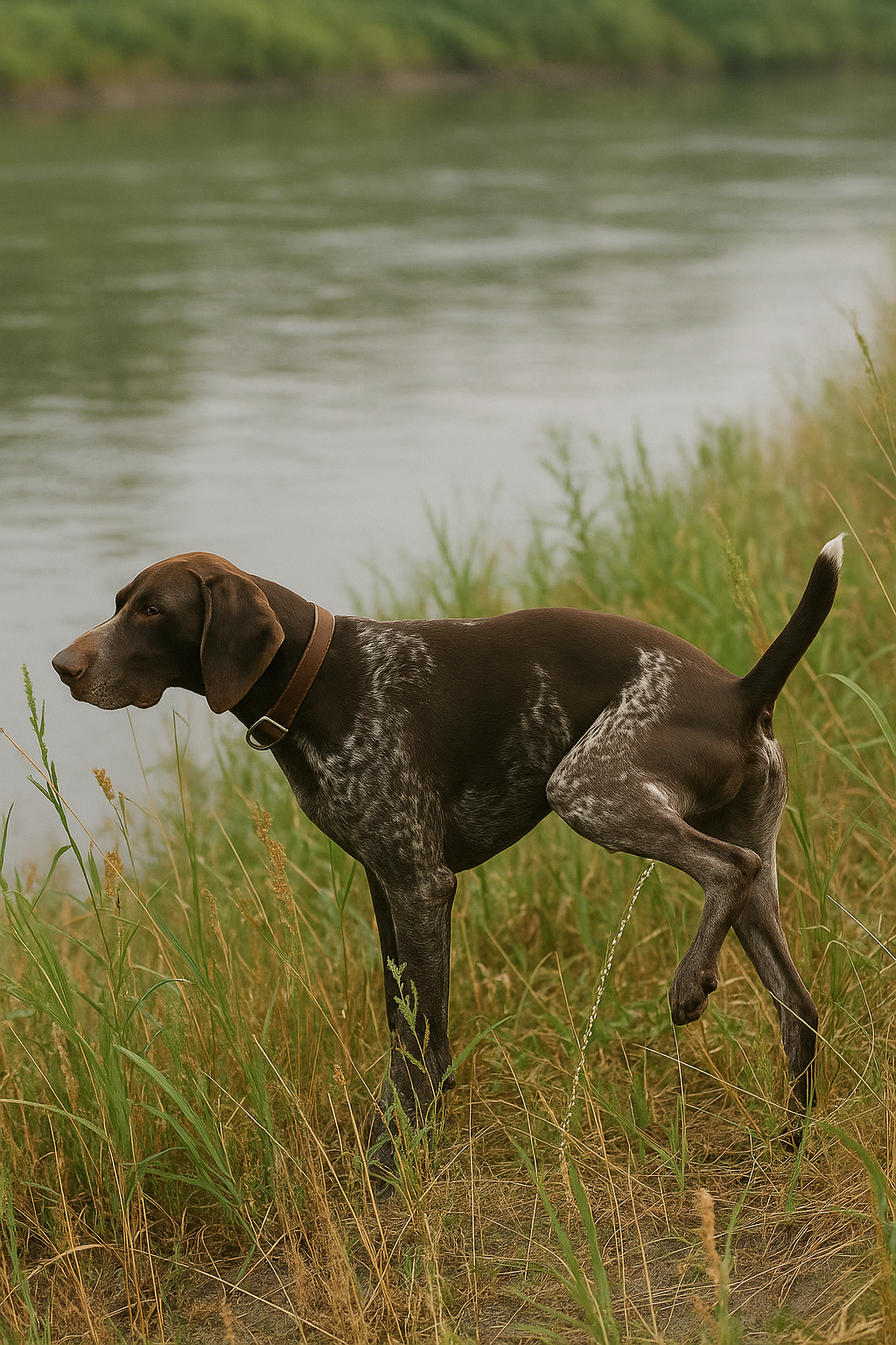 20251127_1613_Pointer at Riverbank_simple_compose_01kb3jh9dmf8qvva91gymmna8b.png