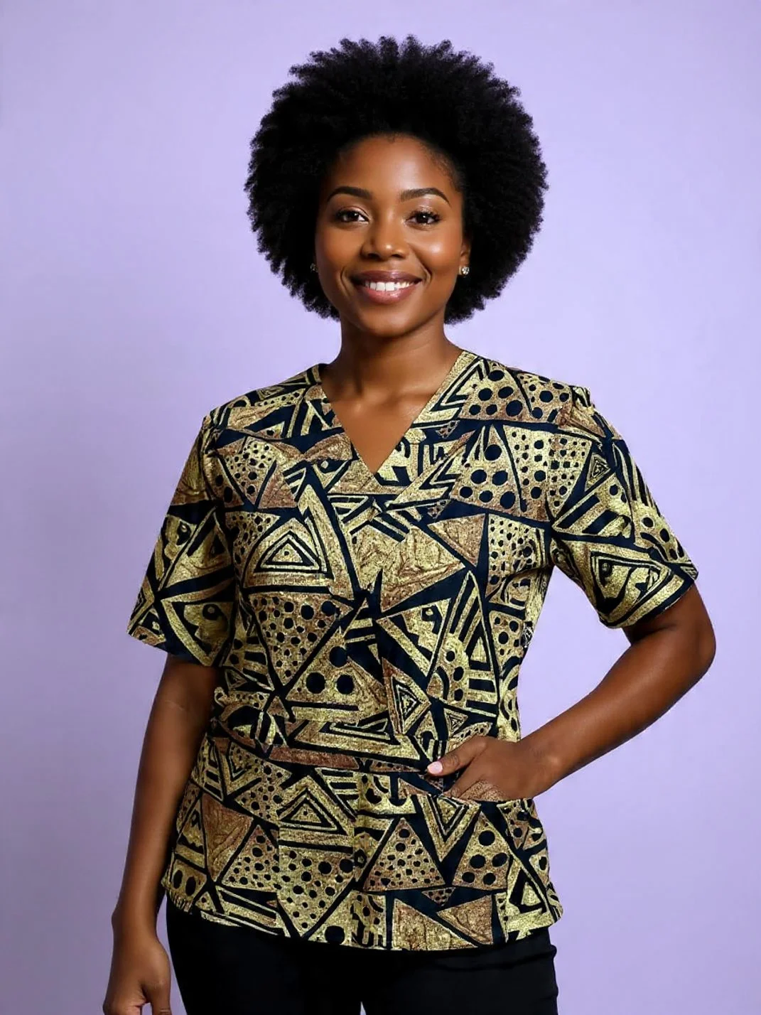 The Jamila Scrub Top