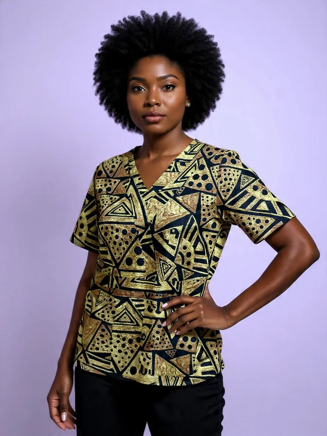 The Jamila Scrub Top