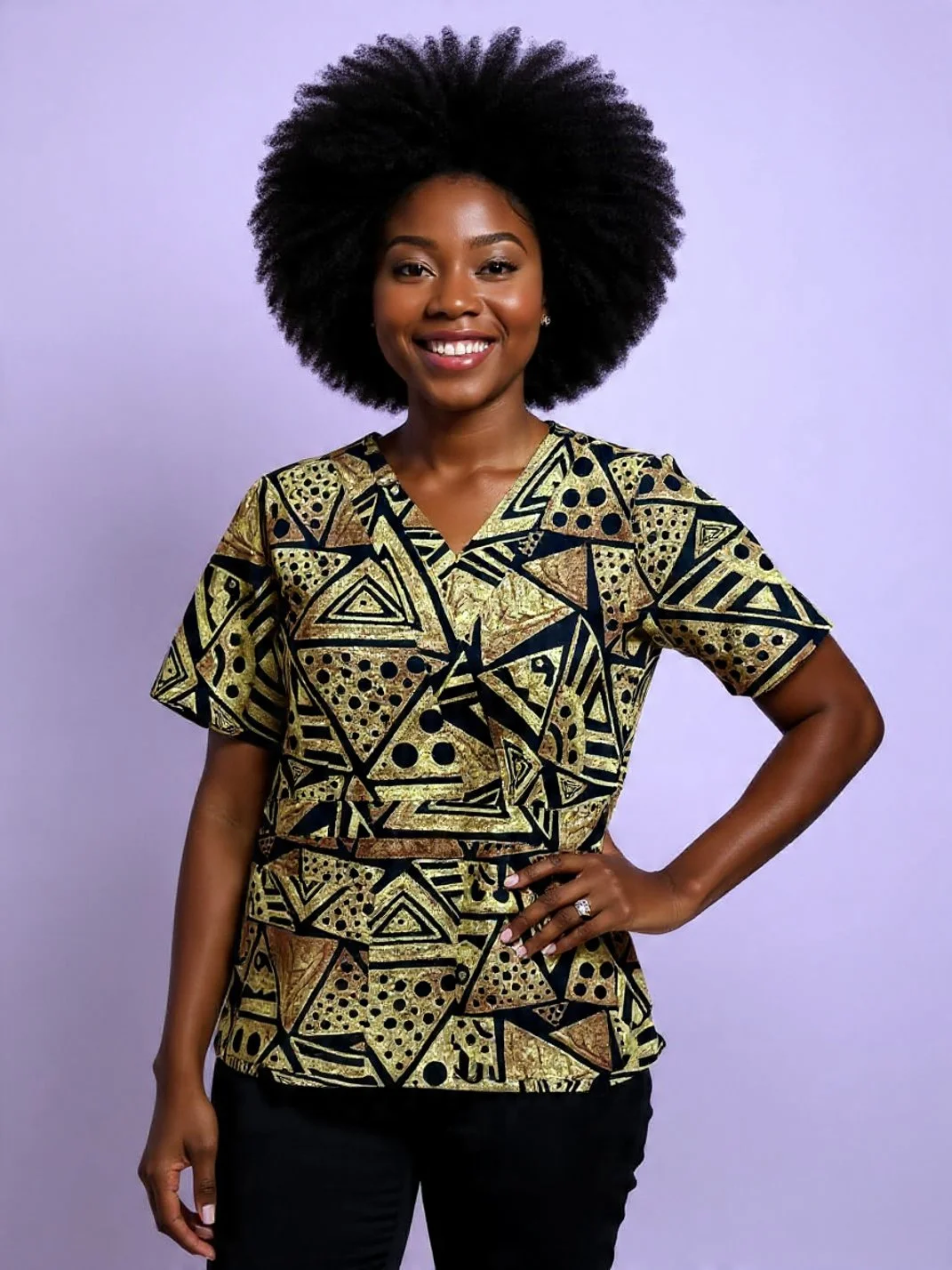 The Jamila Scrub Top