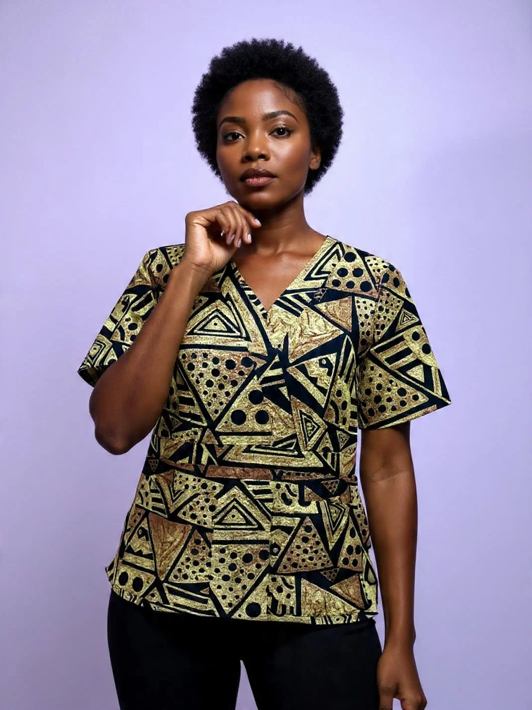 The Jamila Scrub Top