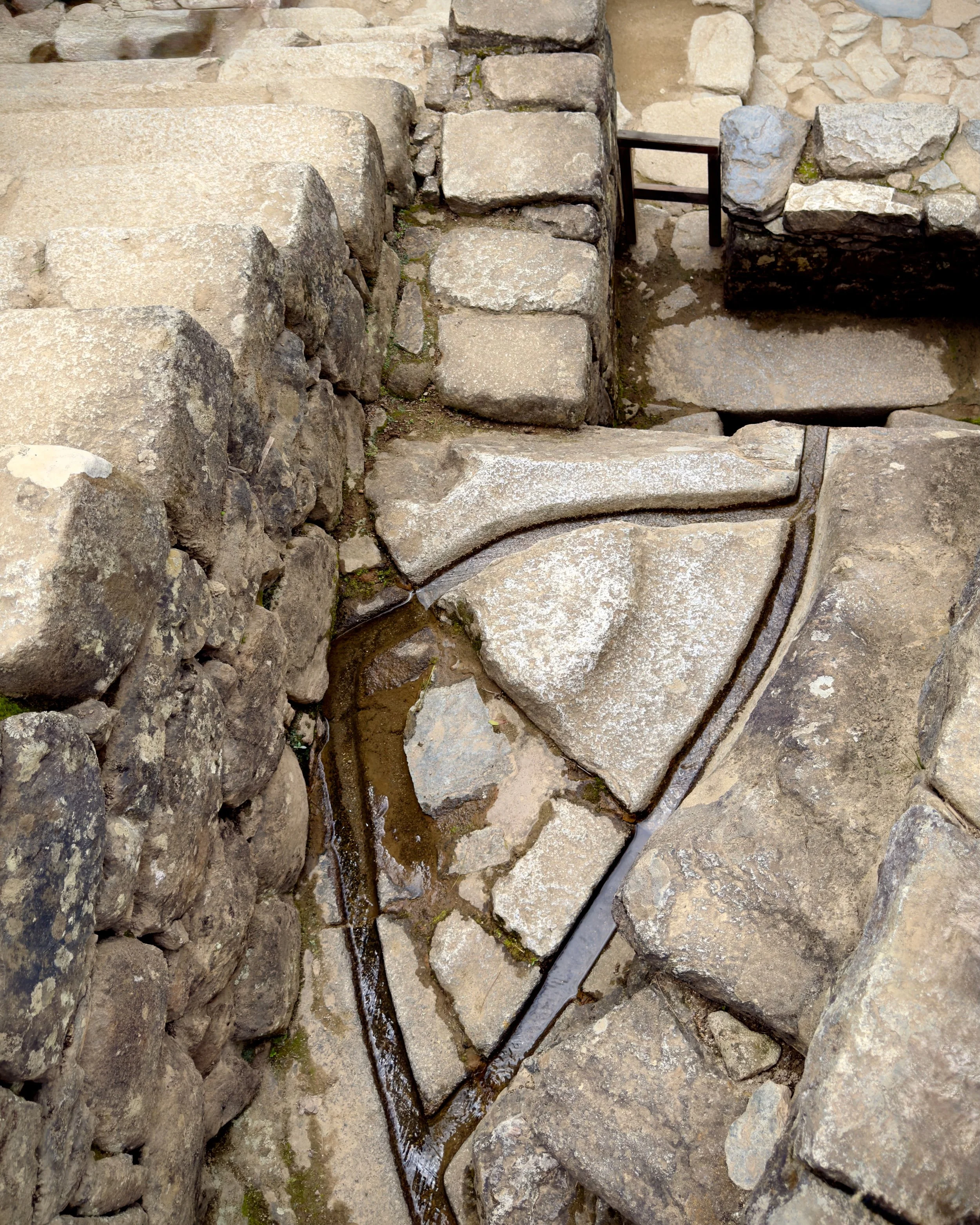 Machu Picchu - irrigation Channel