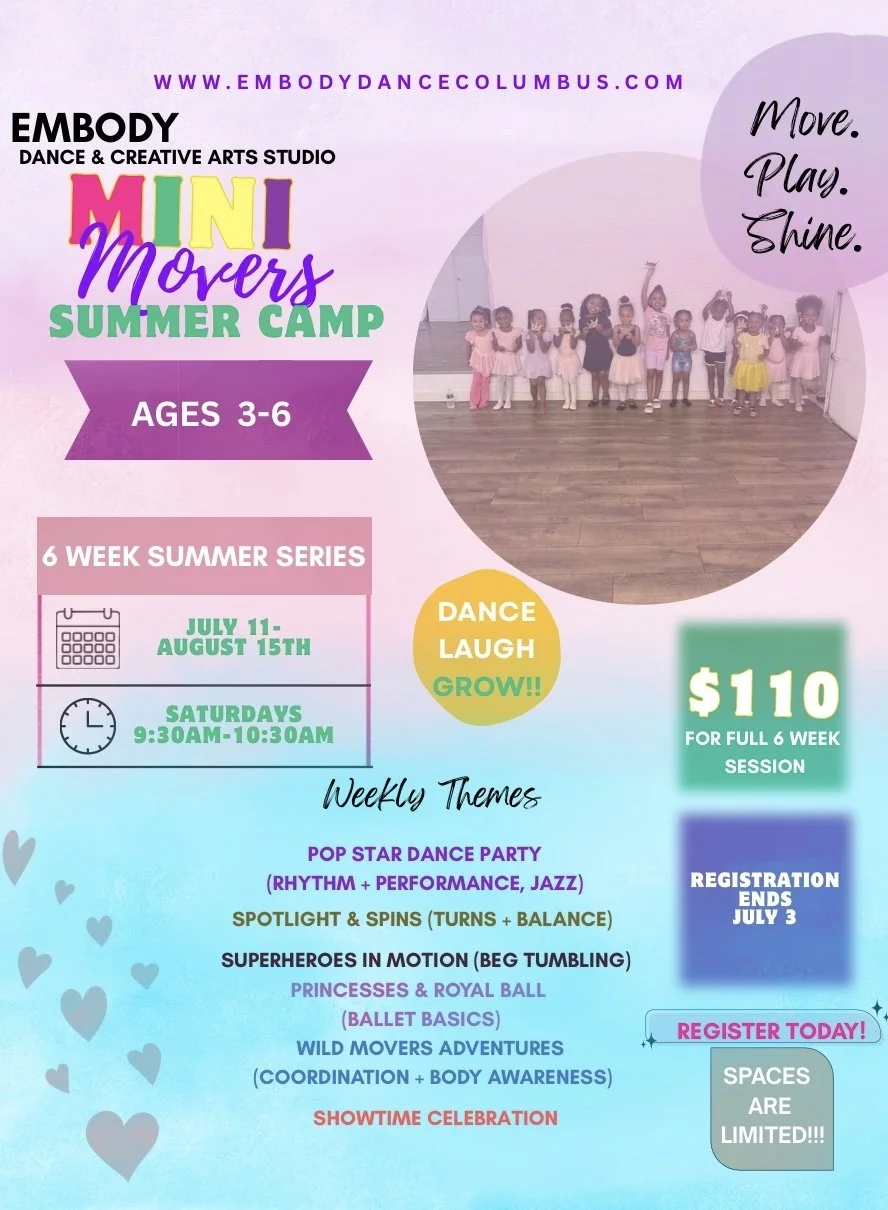 Summer Dance Programs — Embody Dance | Creative Arts Studio