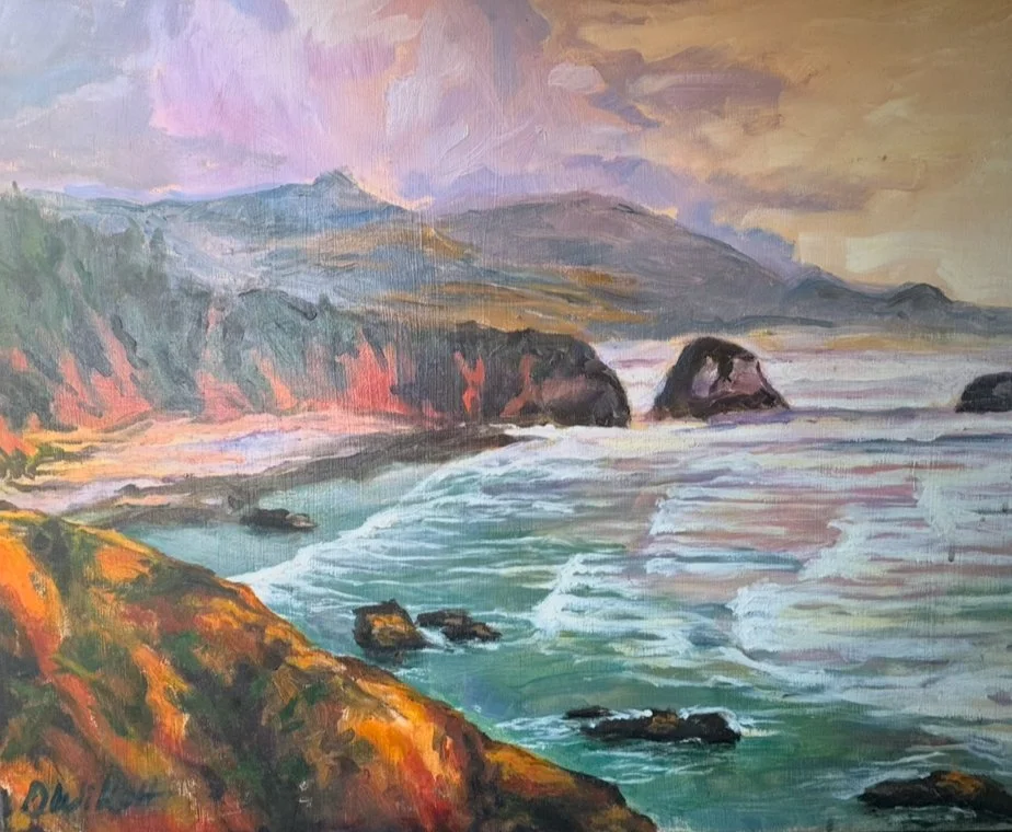 Misty Coastline