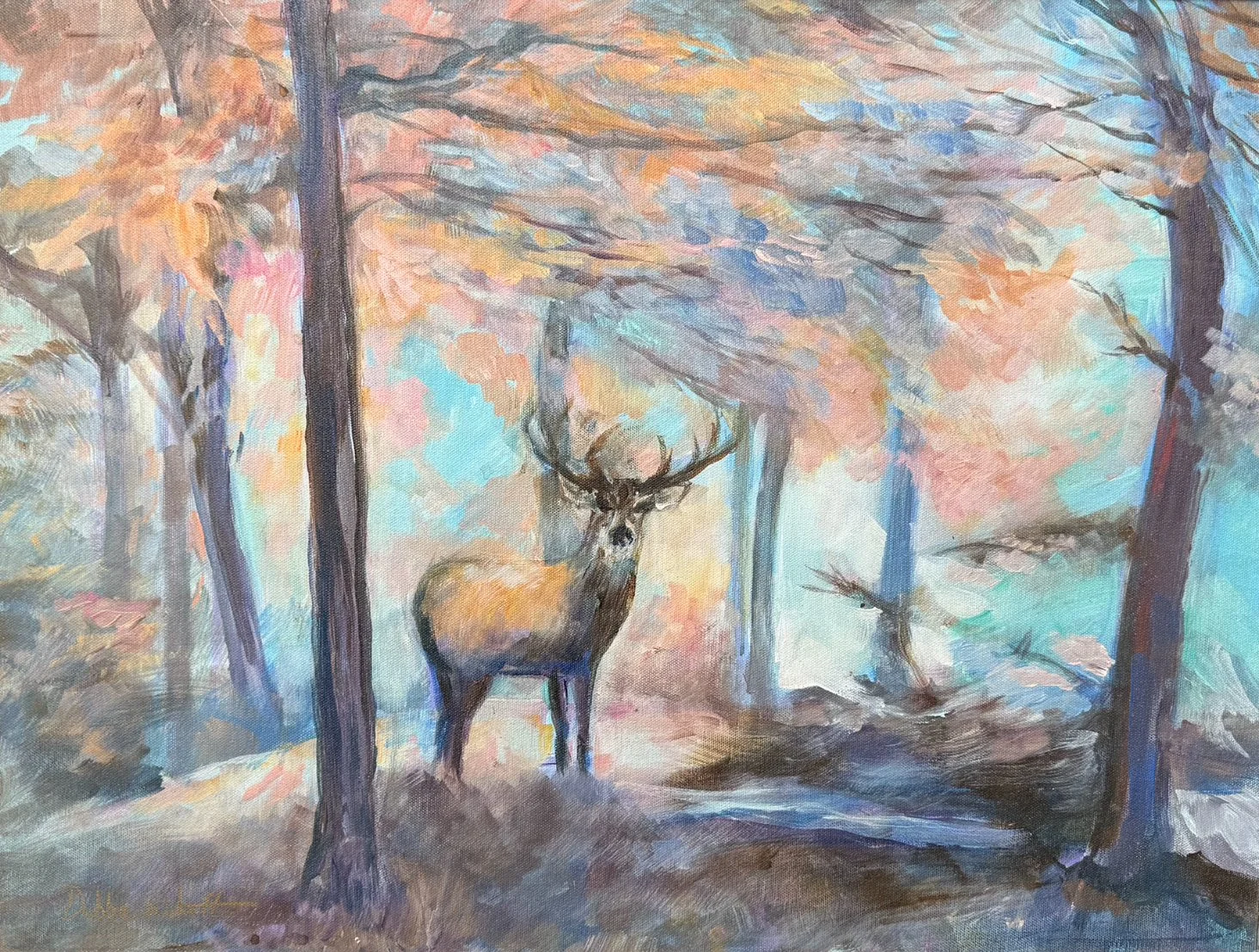 Deer In The Winter
