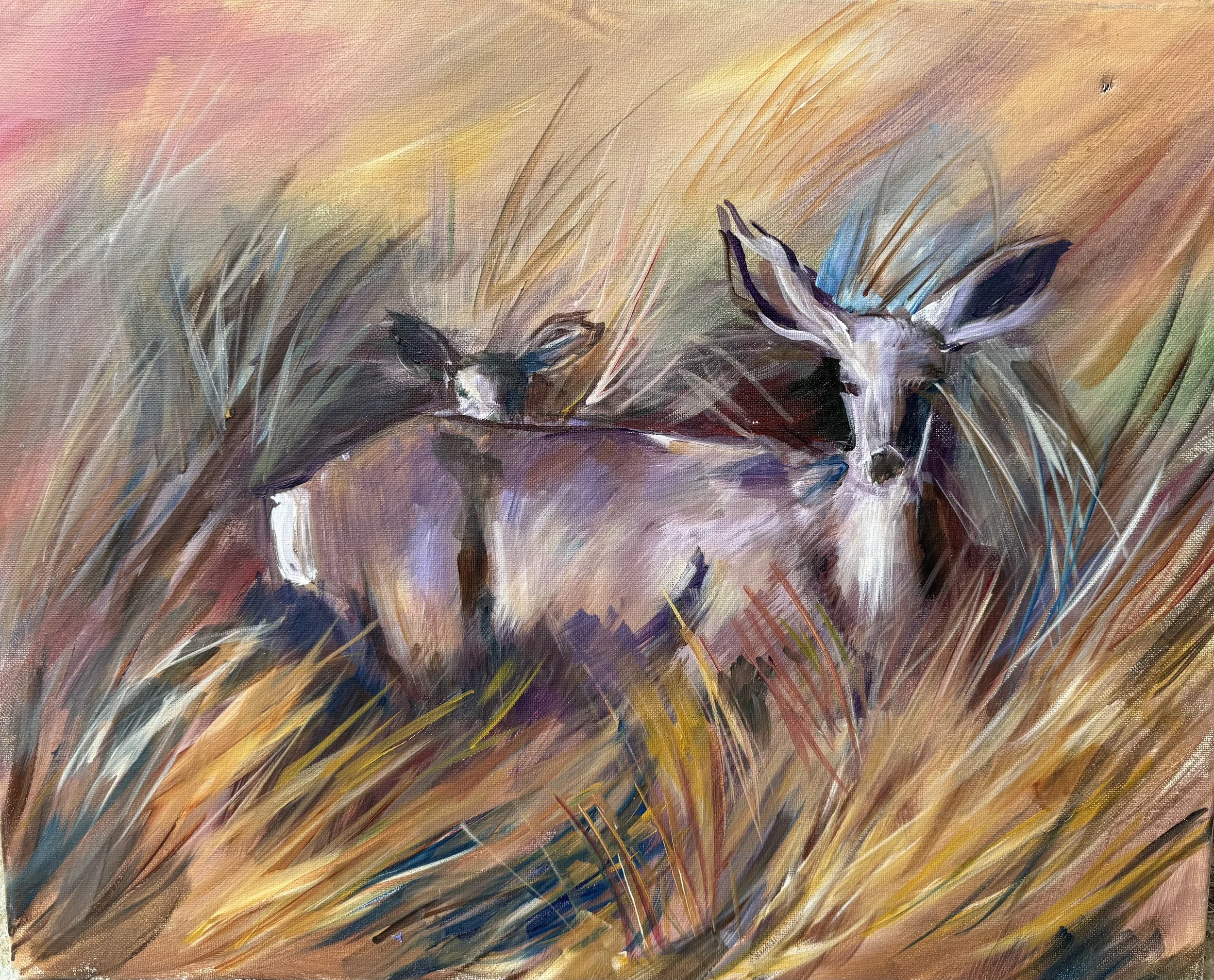 Pair Of Deer In Disguise
