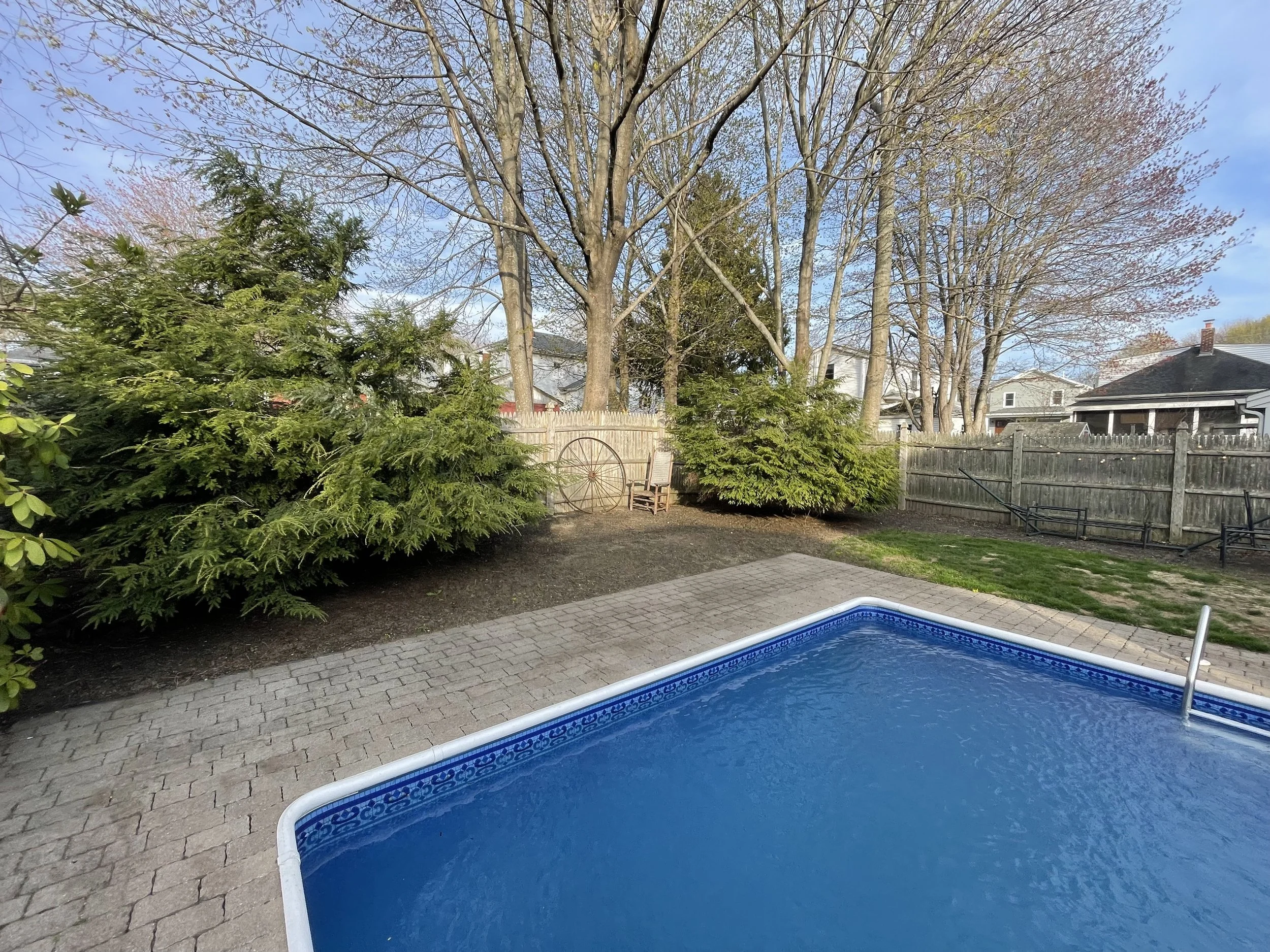 Before - Complete Backyard Landscape Renovation and Sod Installation (South Portland, ME)