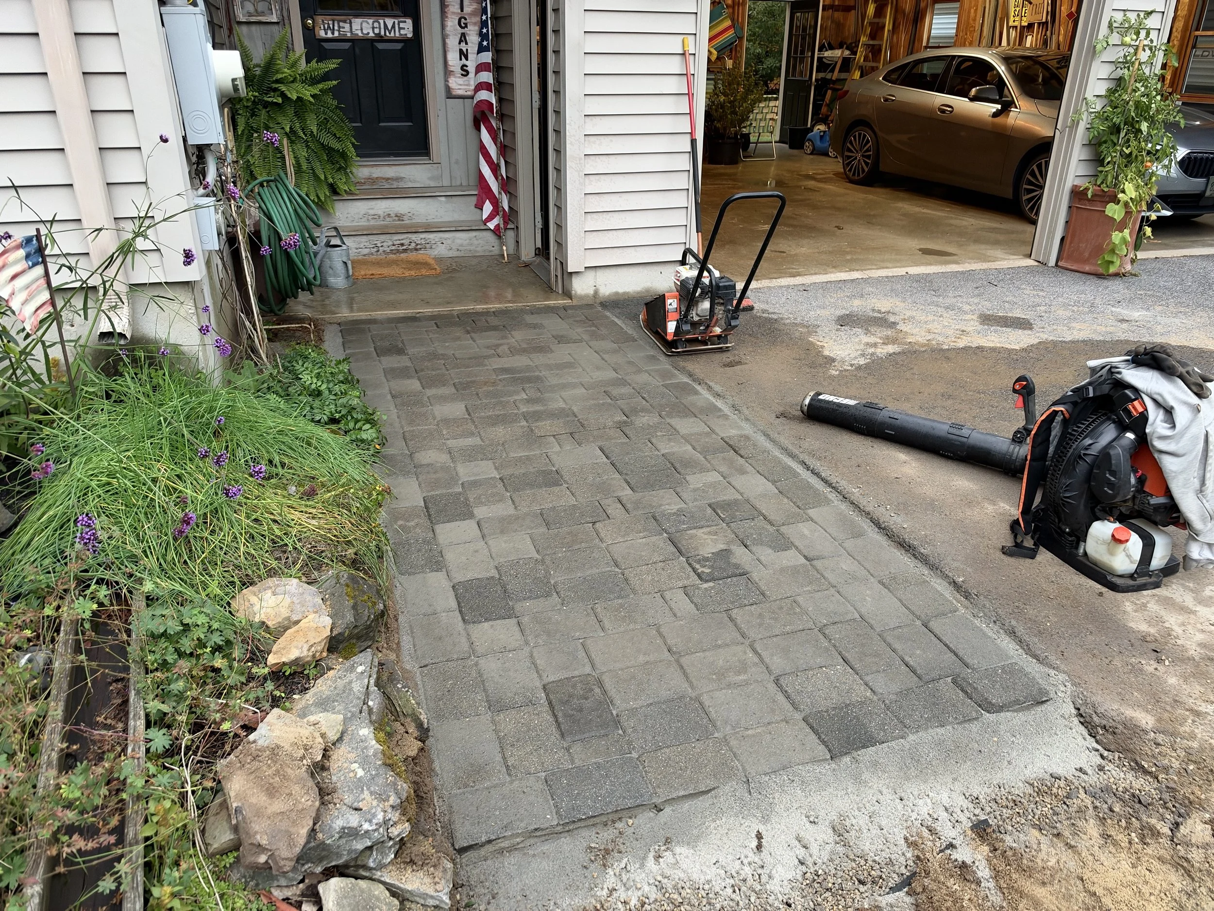 After - Paver Walkway Installation (Buxton, ME)