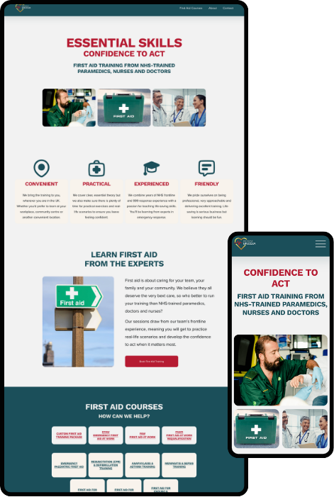 Portfolio piece: Squarespace website designed by FenViolet for Preserve Life