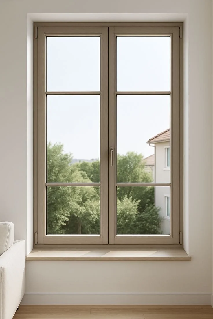 Fenêtre à double vitrage aluminium