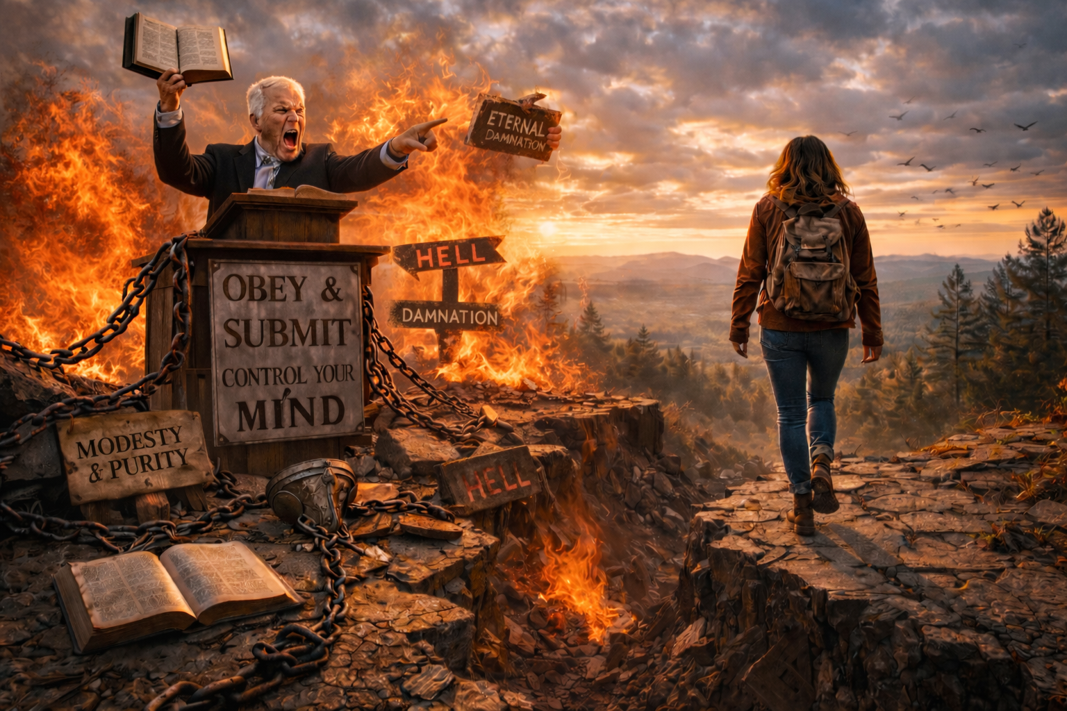 How High-Control Religion Becomes Its Own Hell—And How You Can Get Out