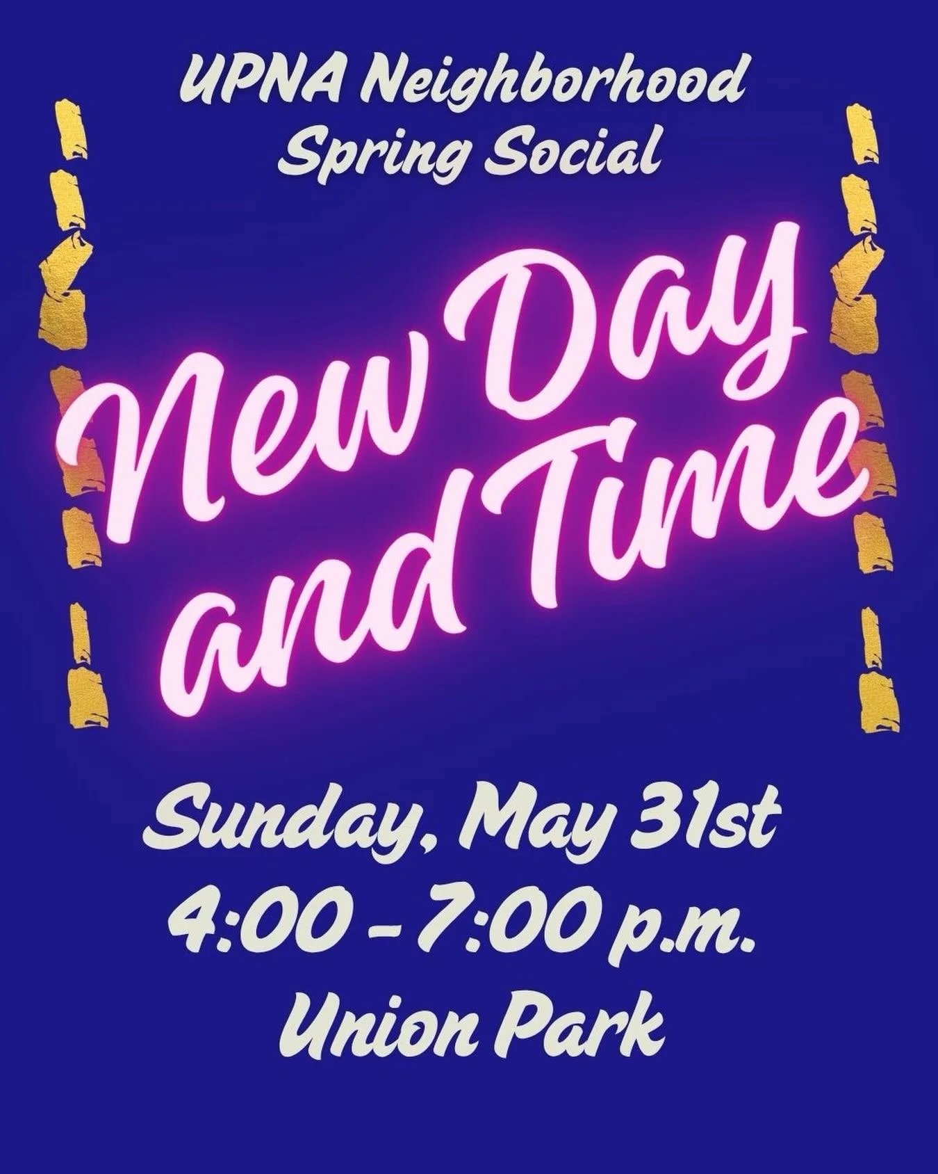 Please note: Due to the expected rain on Saturday, the Spring Social has been moved to Sunday, May 31st from 4 - 7pm. 

We are extremely thankful to our vendors for their flexibility. This remains an adult only event. 

Able to volunteer? Email Abiga