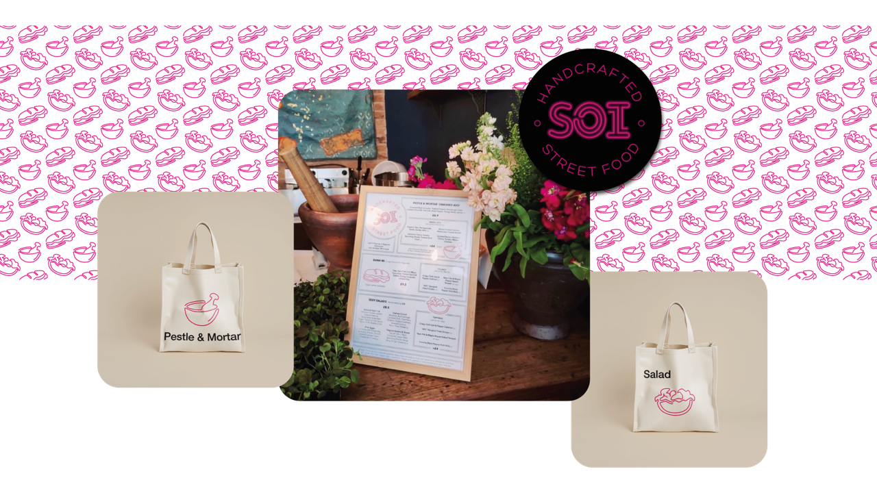 SOI Thai Street Food Pop-Up: Bold Brand Identity Design