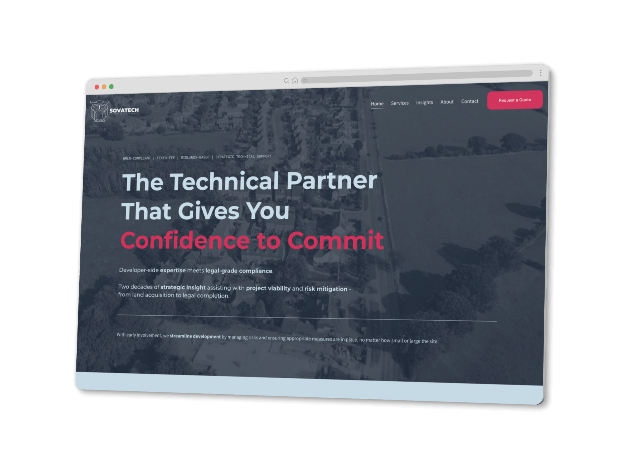 Wise Planning, Strategic Advantage: Brand Strategy &amp; Squarespace Design for SovaTech Consulting