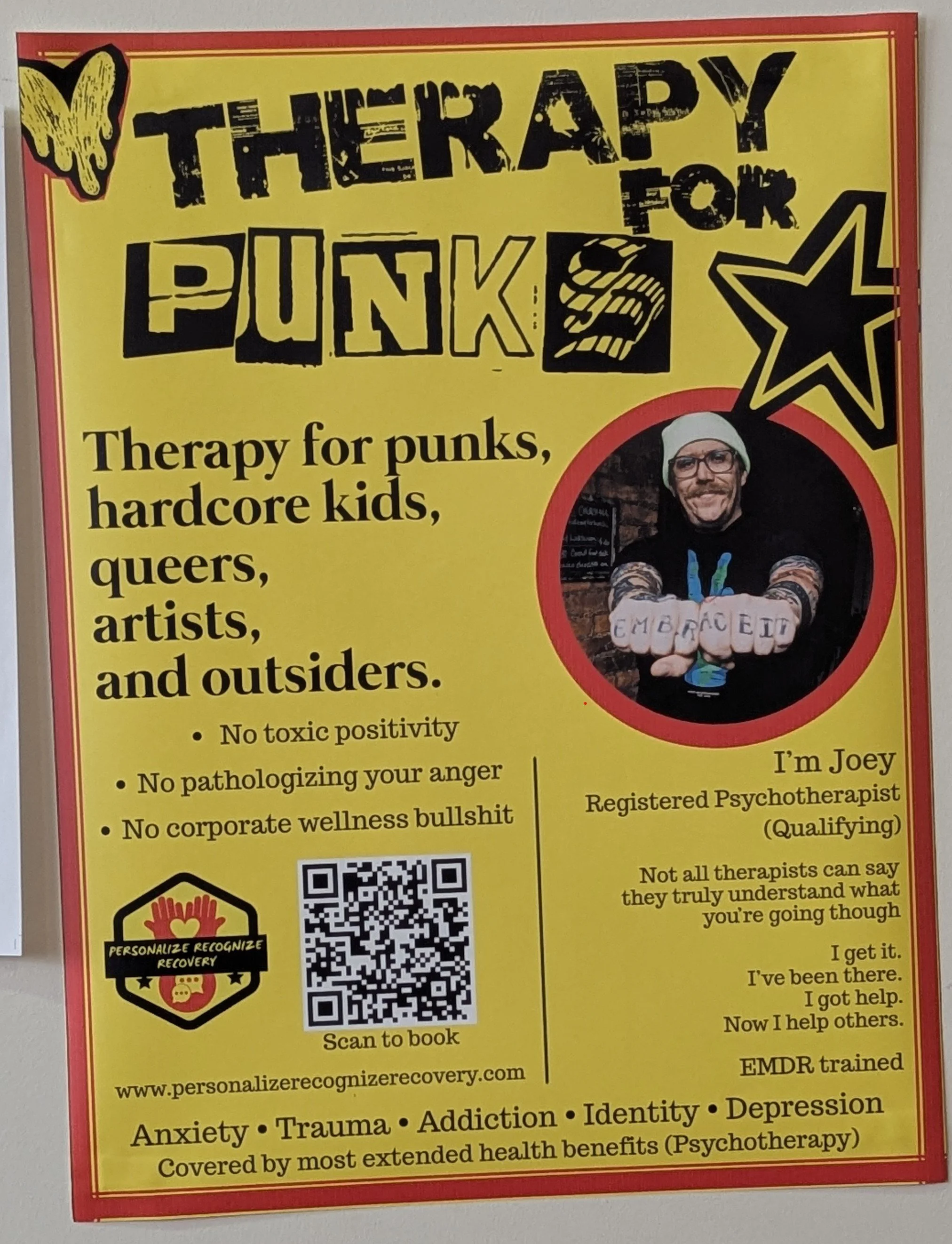 Therapy for punks poster