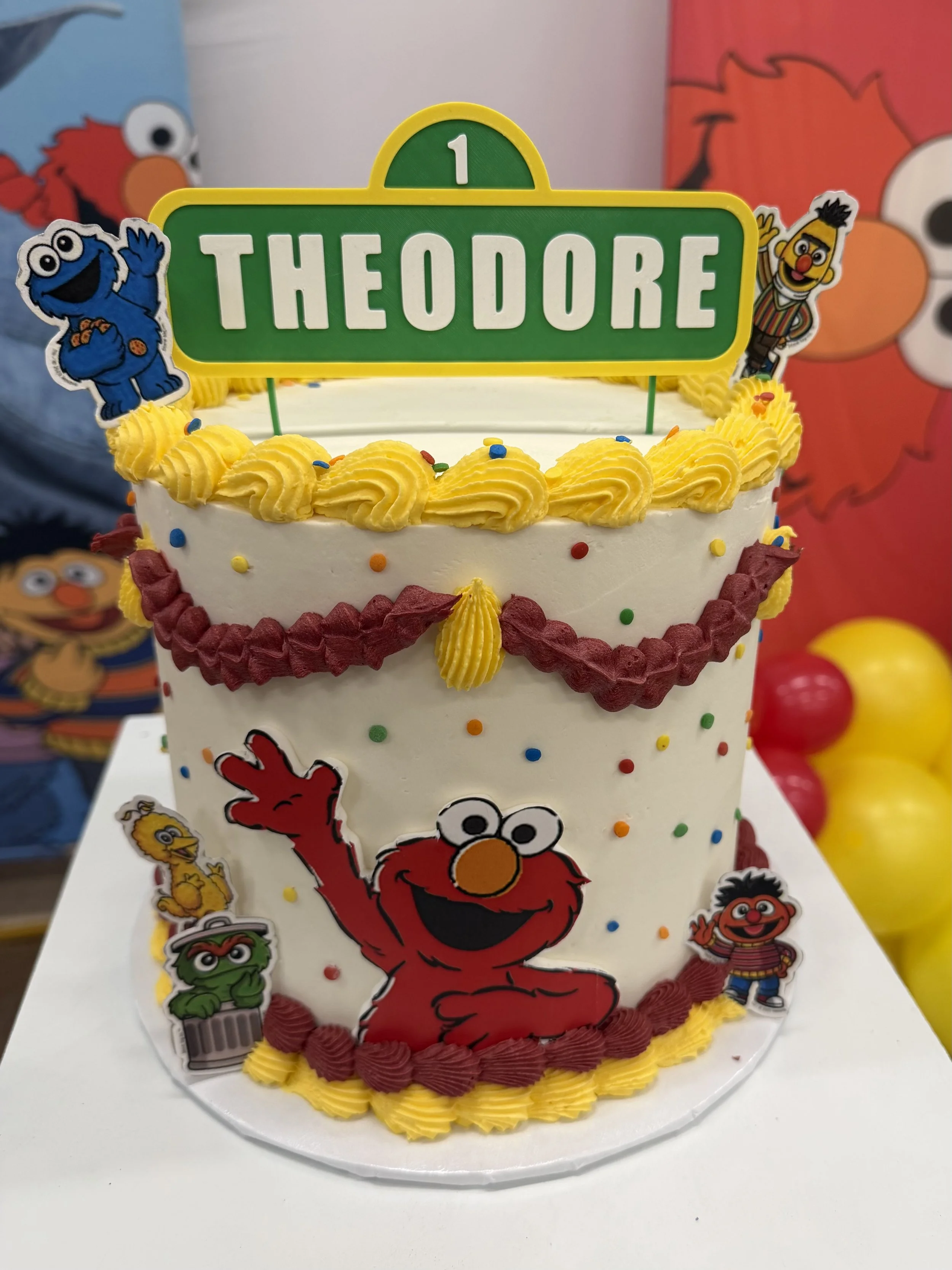 Custom 3D printed cake topper