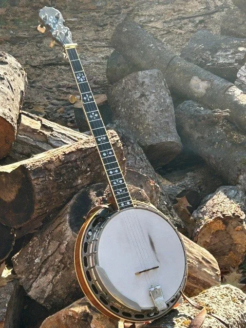 Steve's homemade banjo