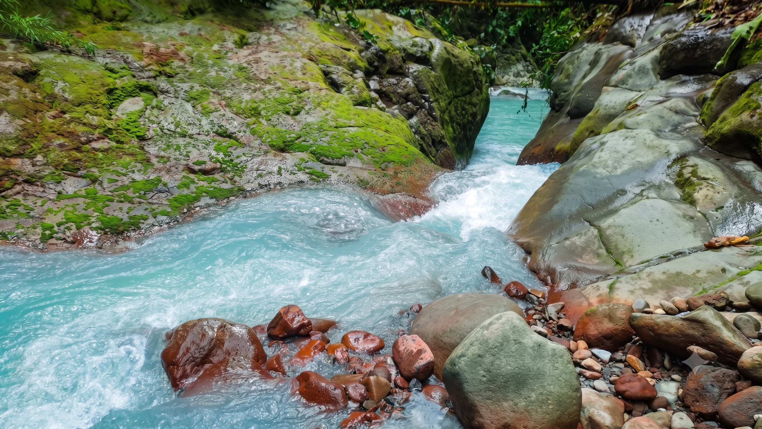 Río de origen volcaníco