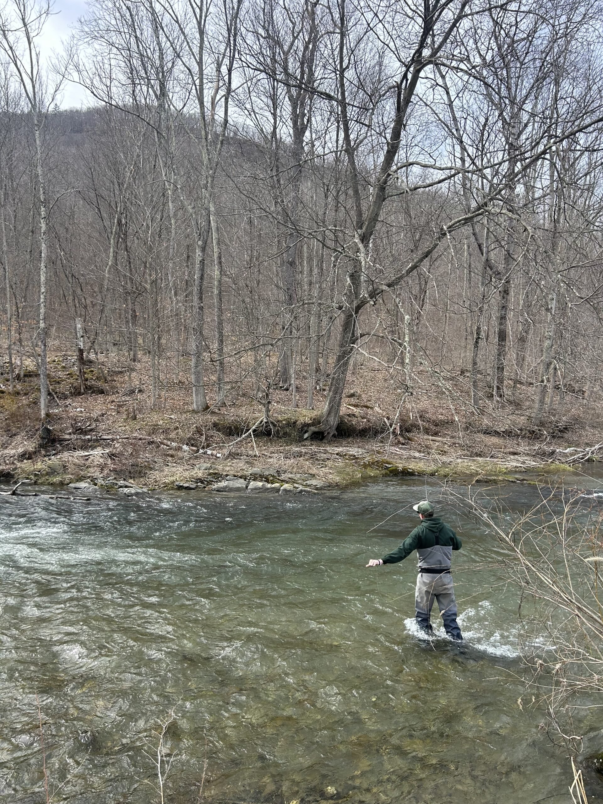 A Hunt for Opportunity: Early Season Fly-Fishing Challenges on Southern Vermont Trout Rivers