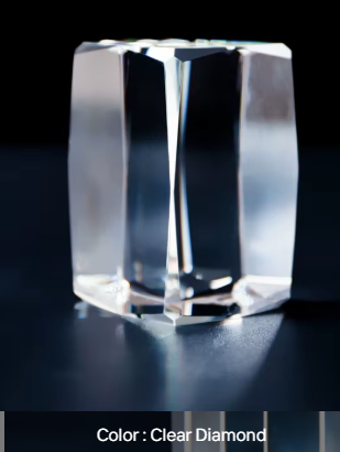 K9 Crystal Cube 3D Photo and Engraving 3