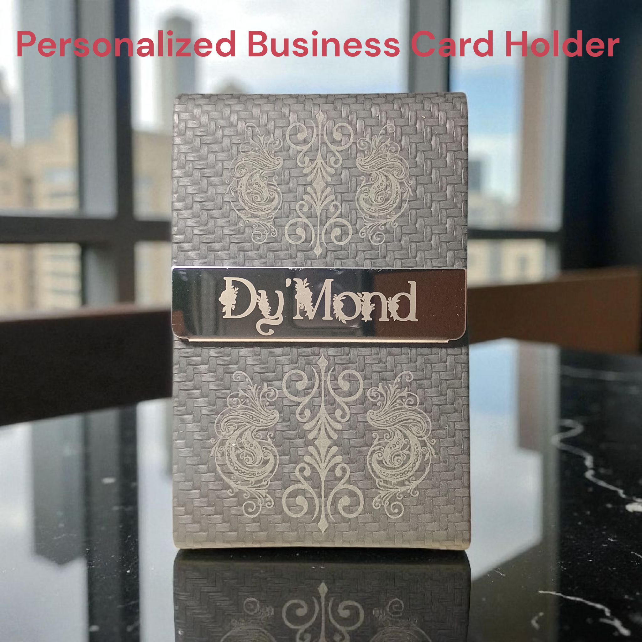 Personalized Business Card Holder