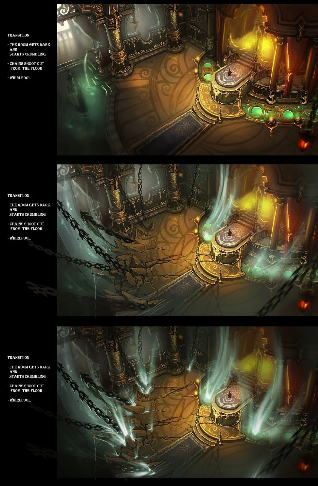 Belial Arena - transition