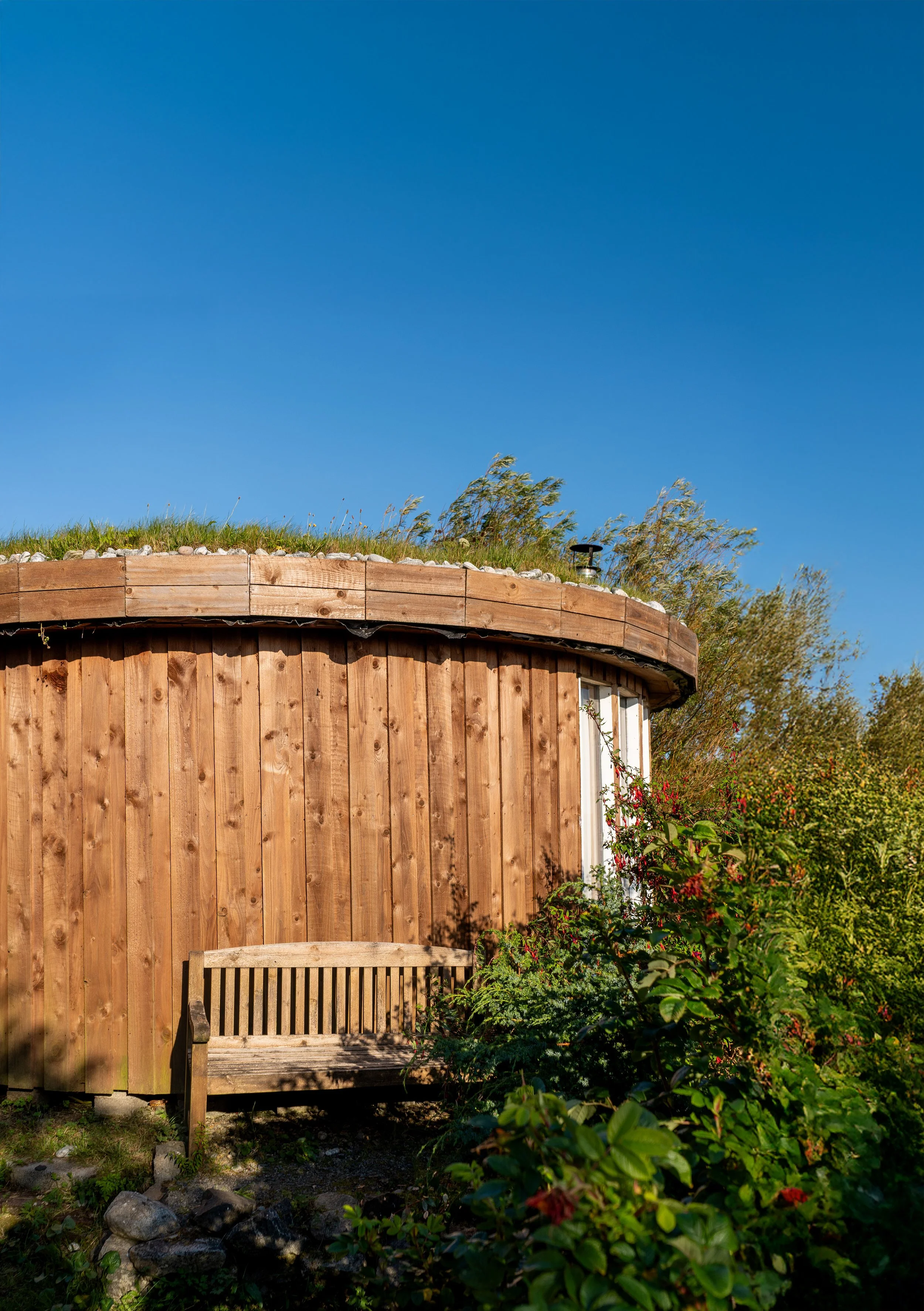 A cosy wooden yurt Airbnb in isle of lewis.