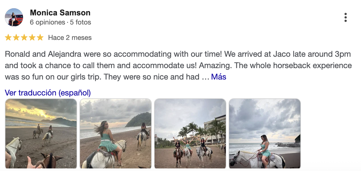 Reviews Horseback Jaco