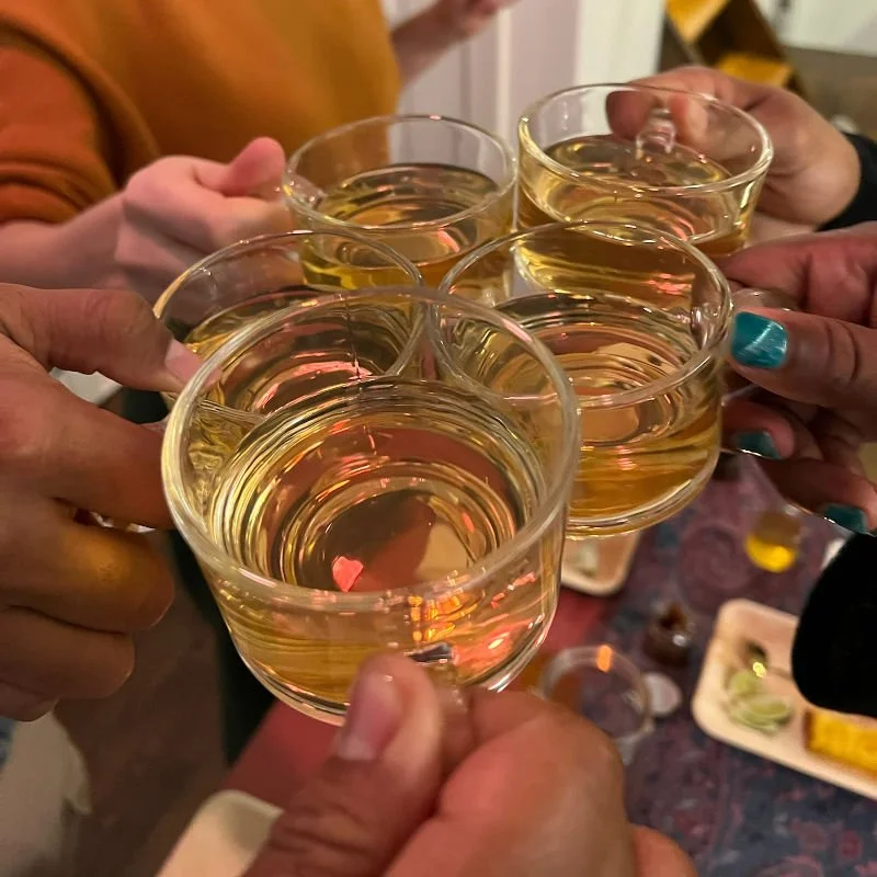Tea Party in Bedstuy, cheers babes.