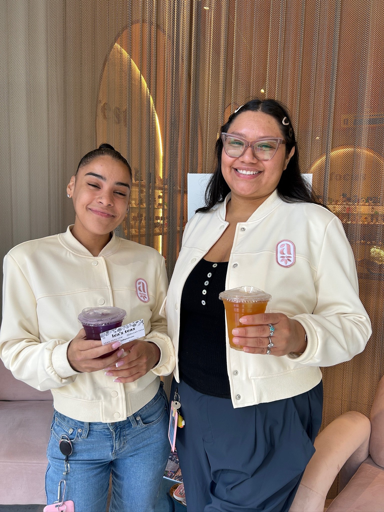 Beautiful Alta employees enjoying some Lea's Teas