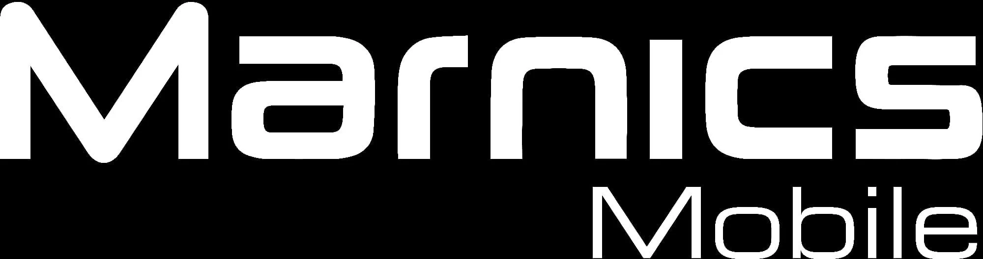 Marnics Mobile Thunder Bay logo in black and white.