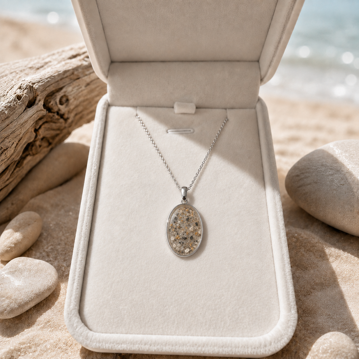 resin memorial pendant with cremation ashes silver pendant.png