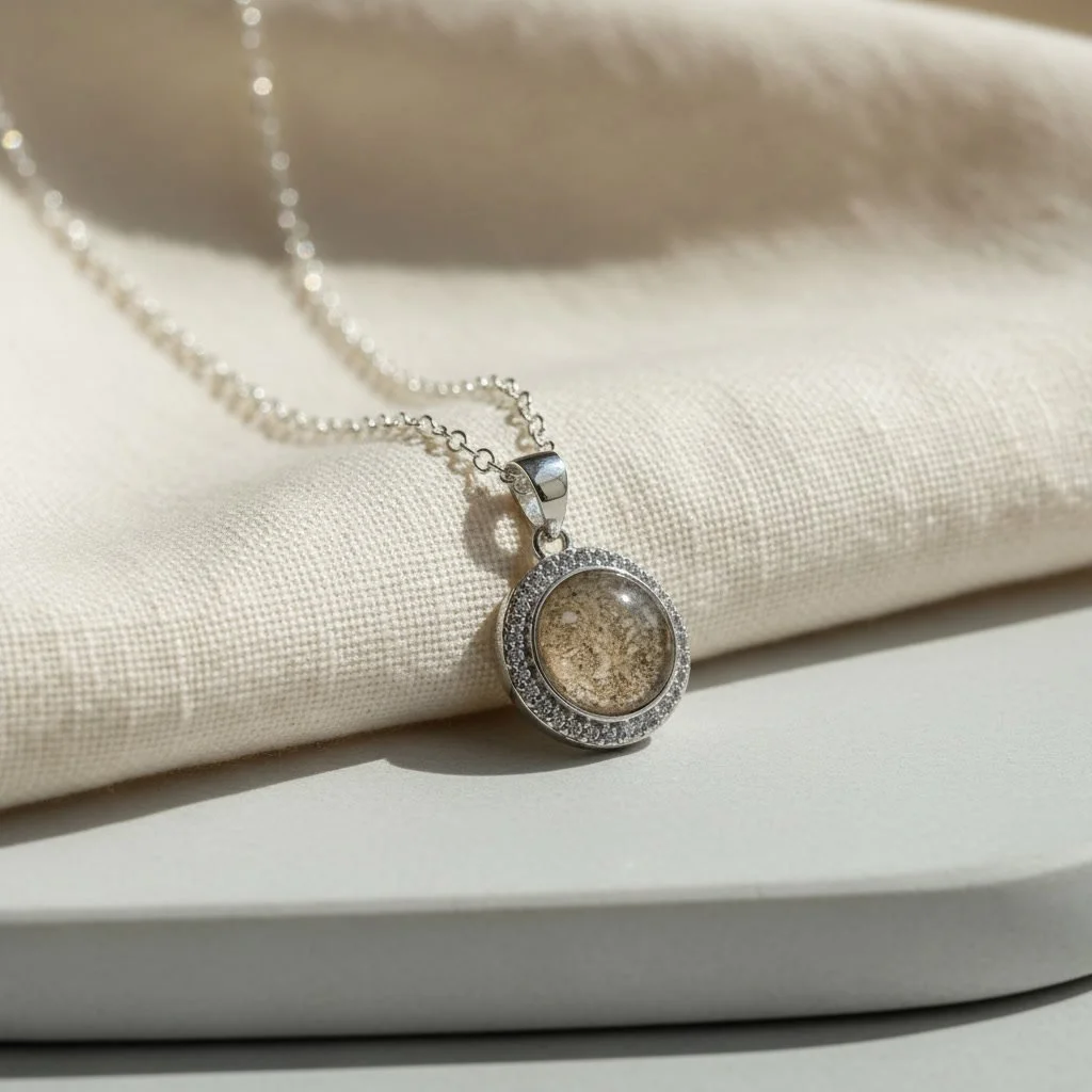 Round Halo Pendant