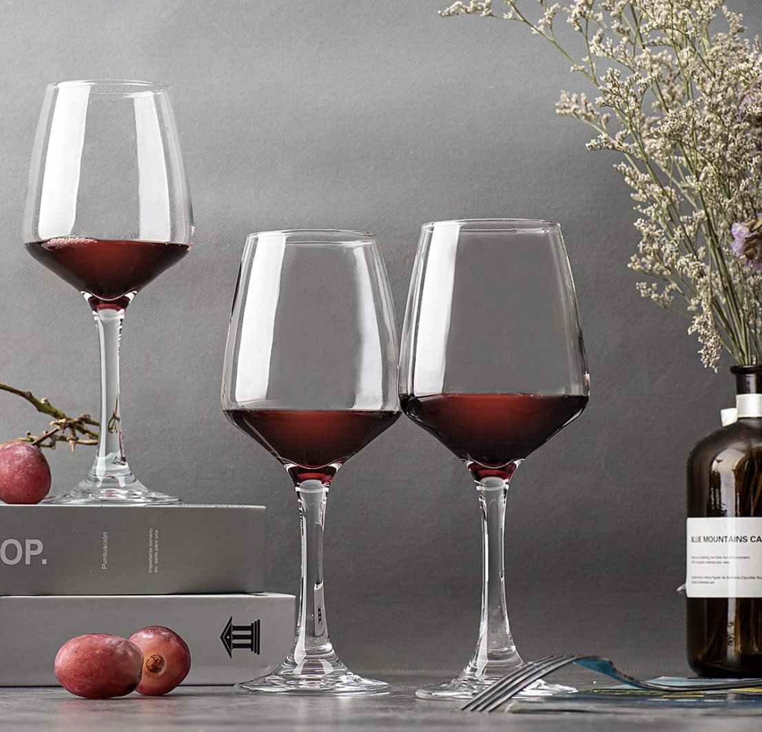 C CREST Wine Glasses Set of 8