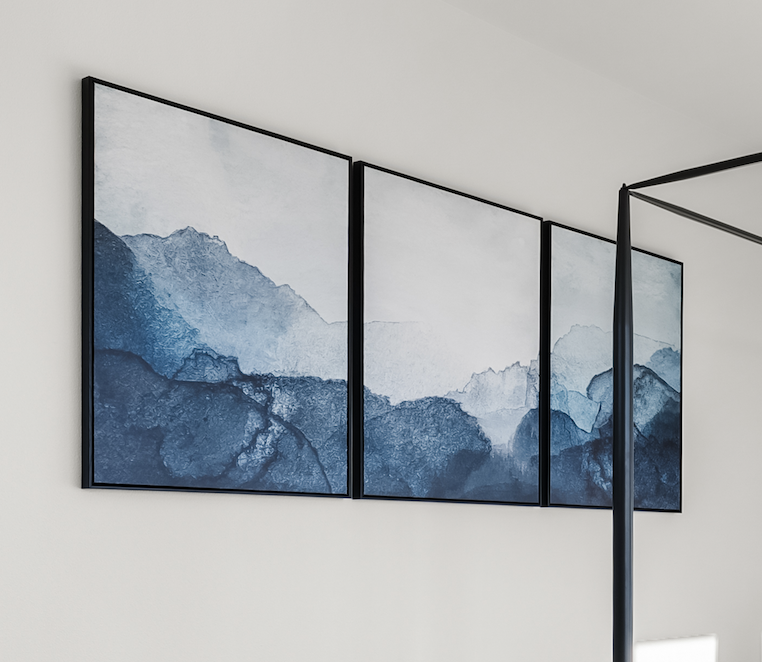 Set of 3 Framed Canvas Print Wall Art