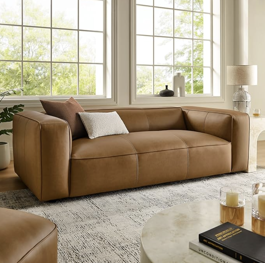 Vegan Leather Sofa