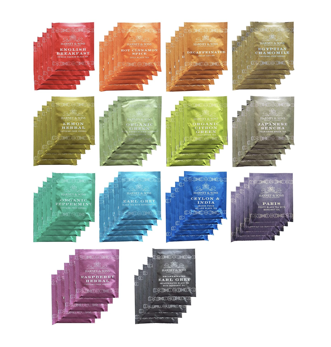 Harney & Sons Assorted Tea Bag Sampler (70 Count)