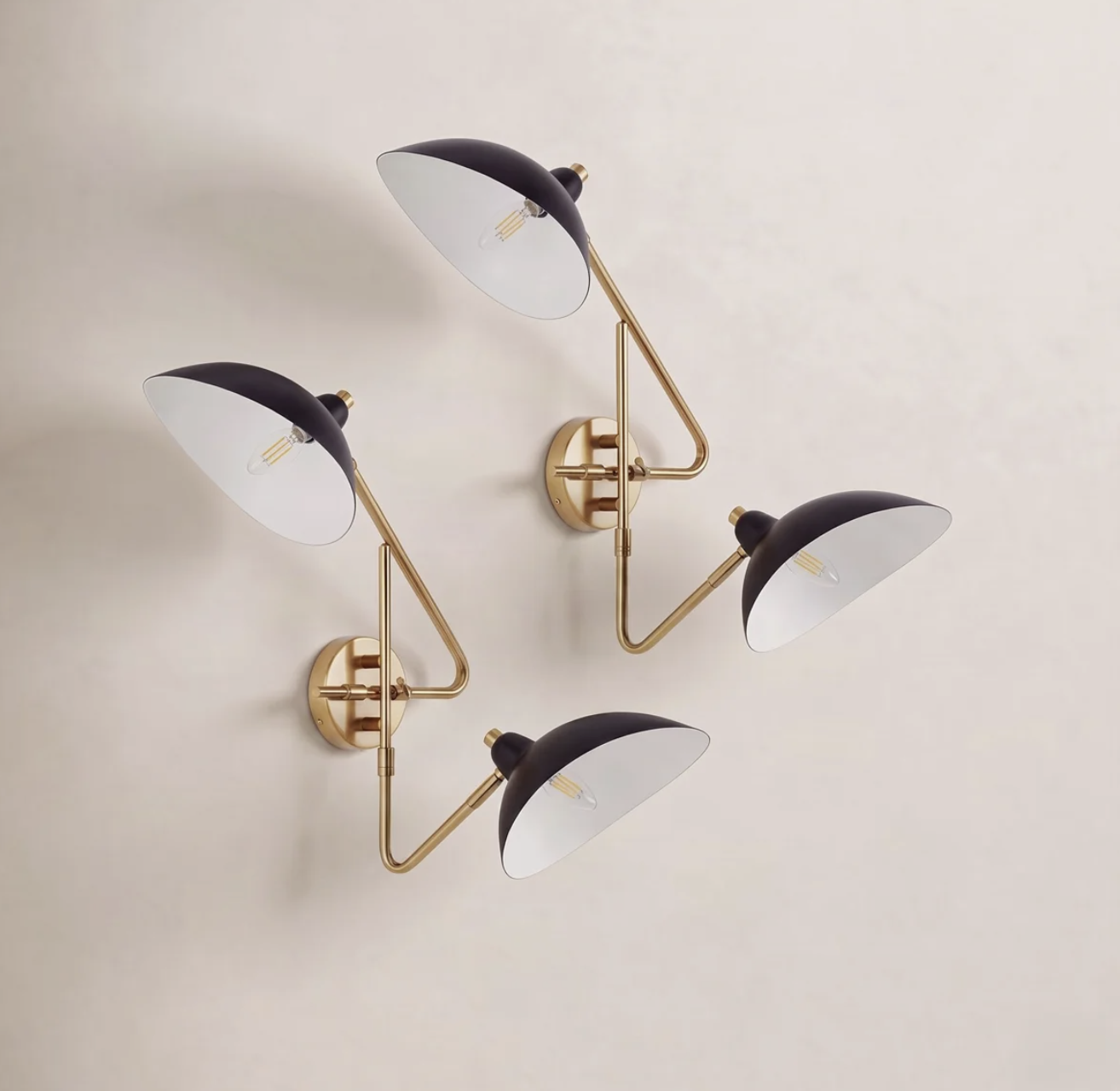 Emden 2 Light Wall Sconce Set of Two