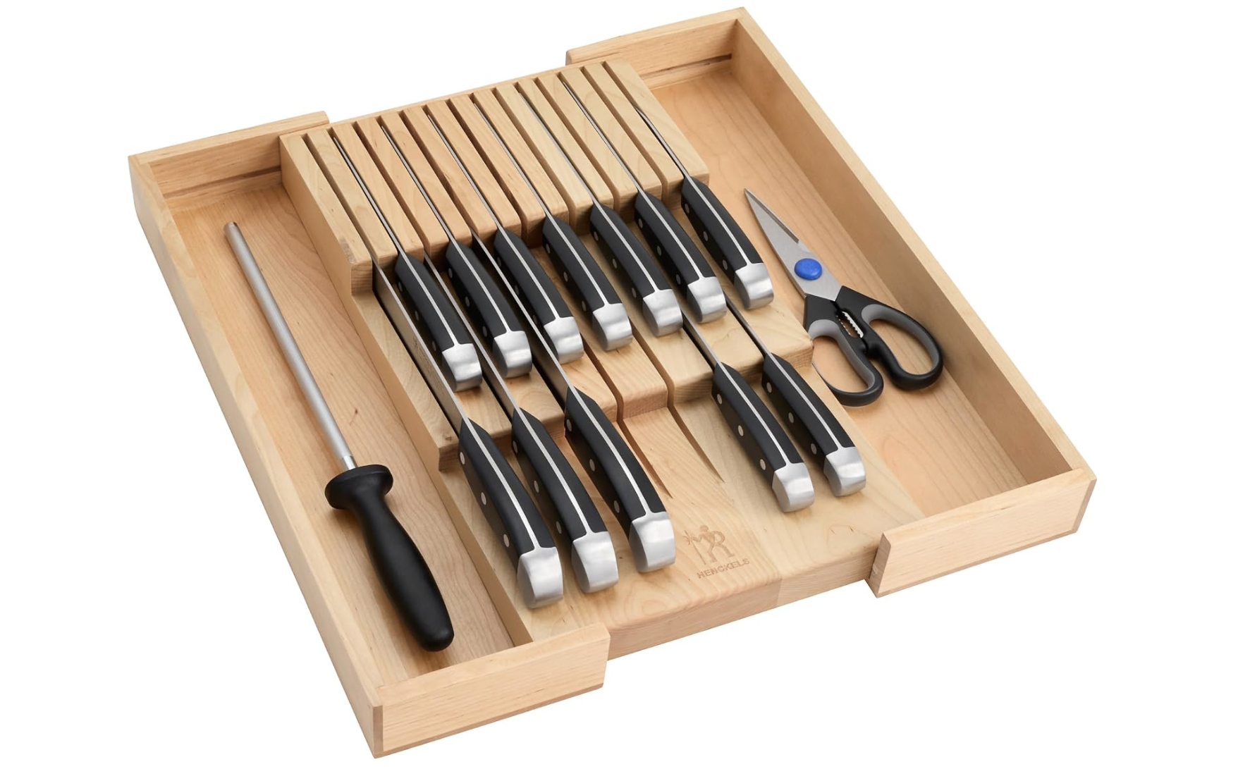 Henckels Statement 15-pc Knife Set with Adjustable In-Drawer Knife Block