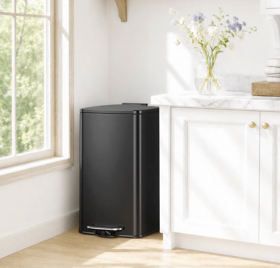 16 Gallon/ 60 Liter Stainless Steel Garbage Can