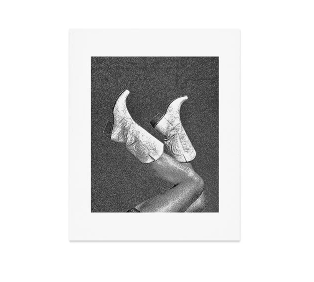 These Boots - Noir II F / Black & White Art Print