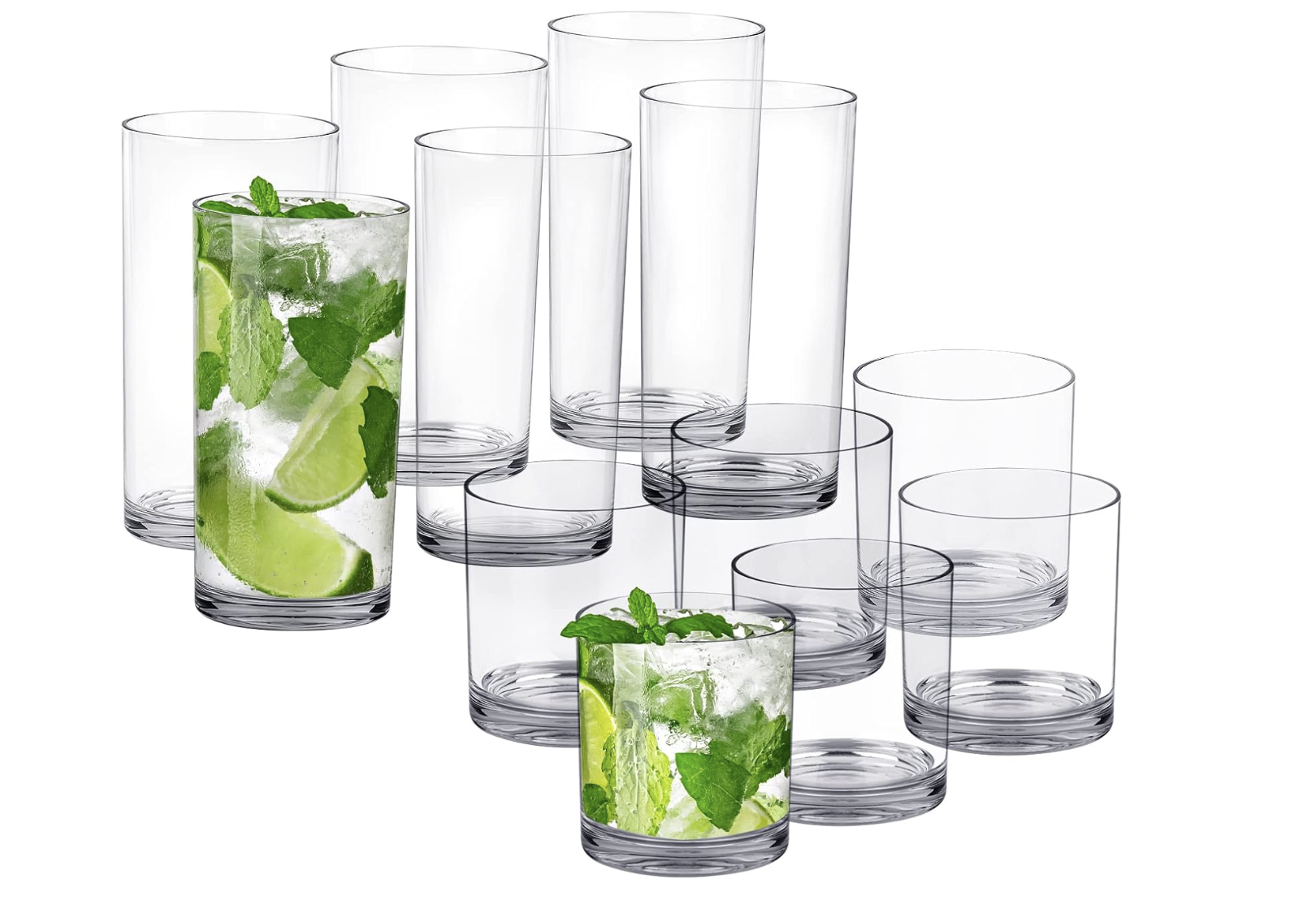 12 Pack Plastic Cups