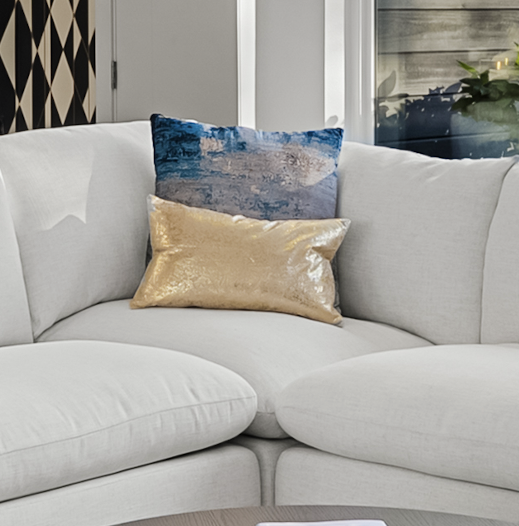 Gold Throw Pillow Cover