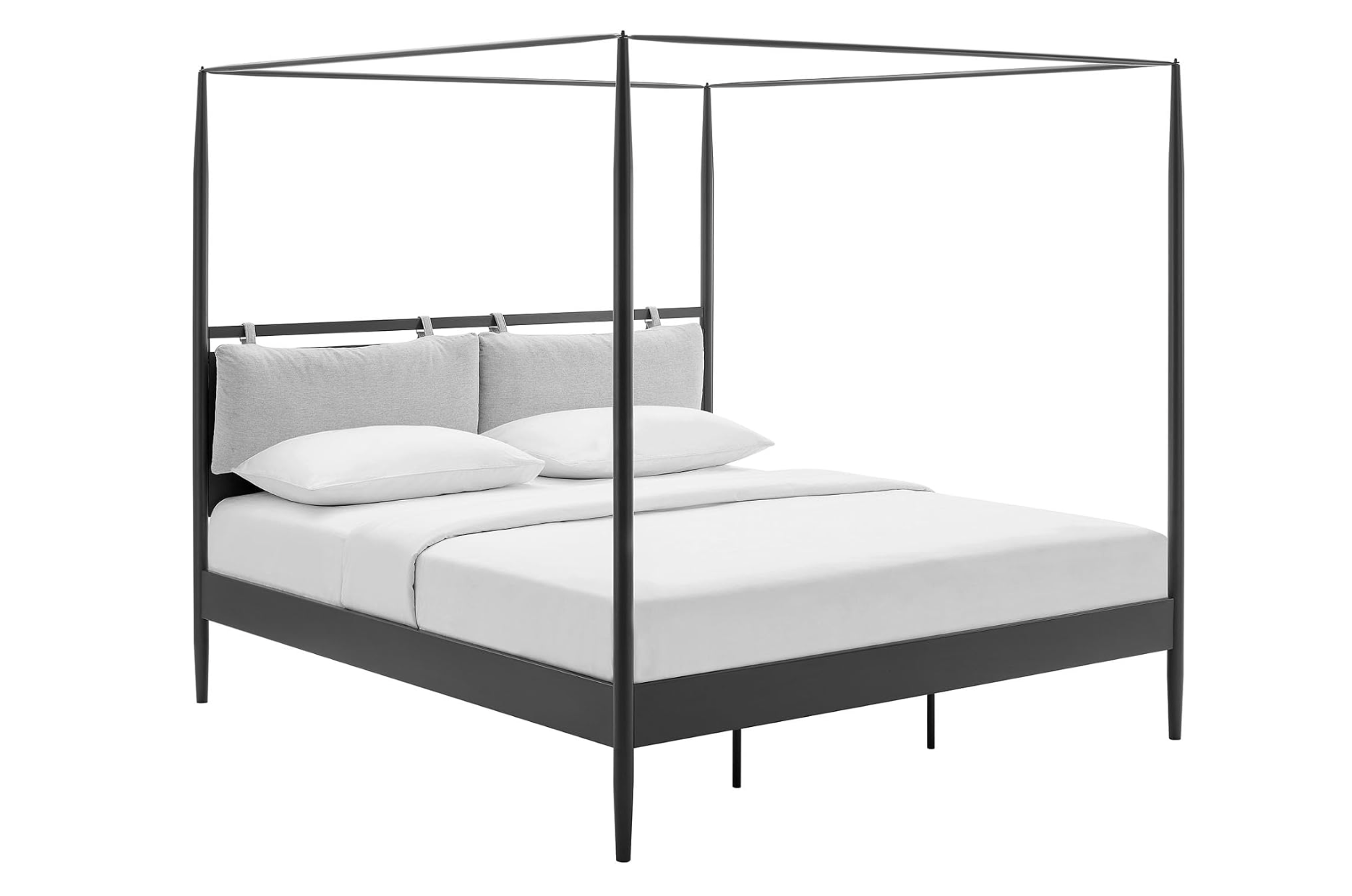 King Size Metal Canopy Bed Frame