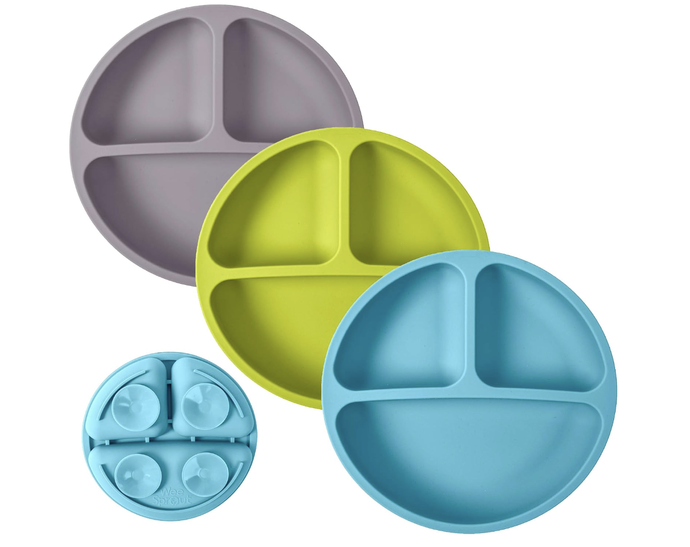 WeeSprout Suction Plates for Babies & Toddlers