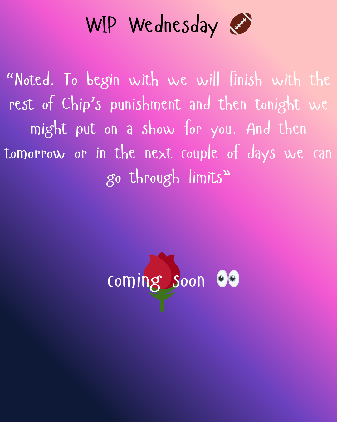 My first Work in Process Wednesday