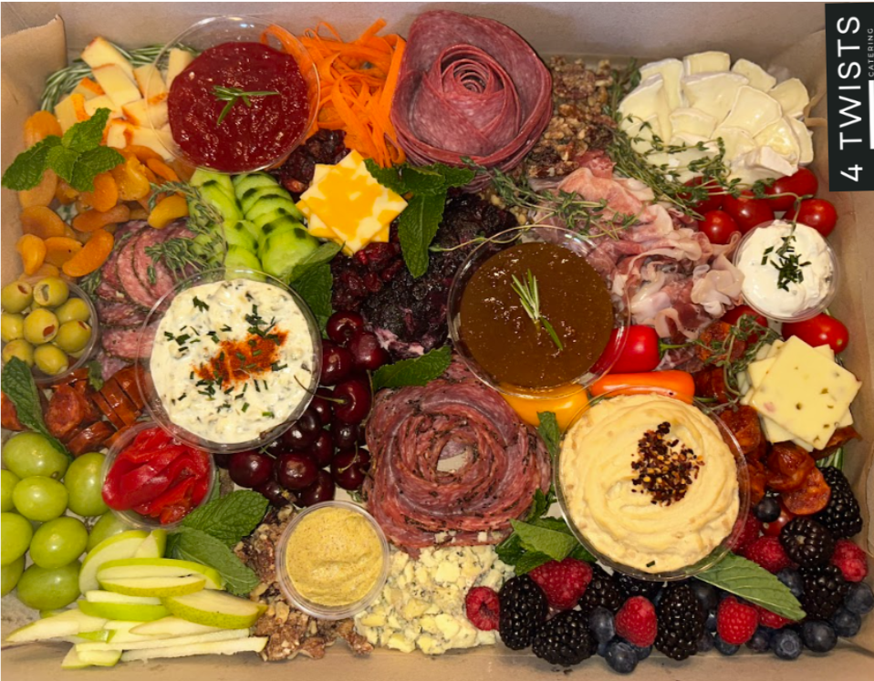 4 TWISTS handcrafted grazing board — Atlanta GA